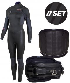 Prolimit Fire Freezip 5/3 + Mystic Star Waist Harness Women