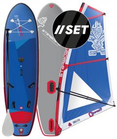 Starboard iGo Deluxe 11'2 + Compact Rig 5.5 + 3Piece Paddle